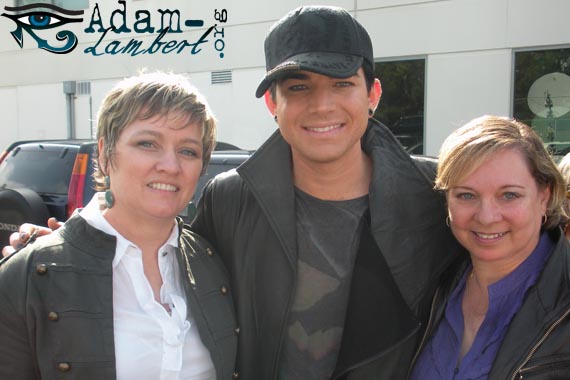 Carol and Lila meet Adam outside of a radio station in San Diego